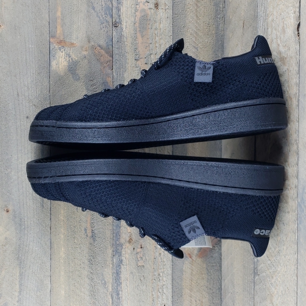adidas PW Superstar PK Originals Pharrell Williams Primeknit Triple Black - Picture 7 of 10